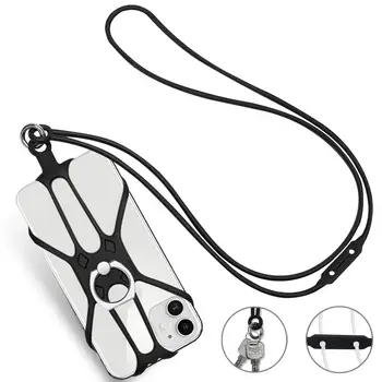 

Silicone Lanyard for keys Moblie Phone Straps Cell Phone Holder Sling Necklace Wrist Strap Mobile Phone Holder lanyard cuello