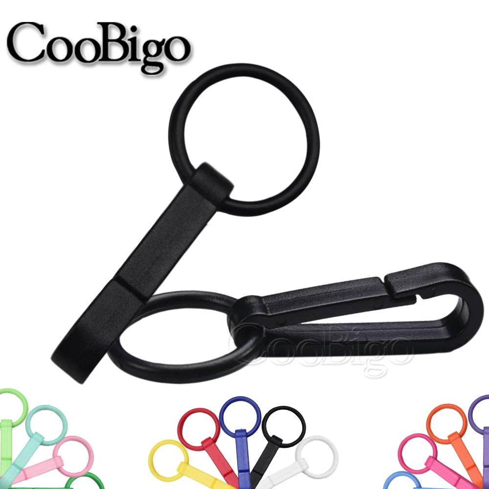 Snap Hook Buckle With O Ring For Keychain Keyring Backpack Curtains Cord  Masks Lanyard Connectors Parts Plastic Colorful 25pcs - AliExpress