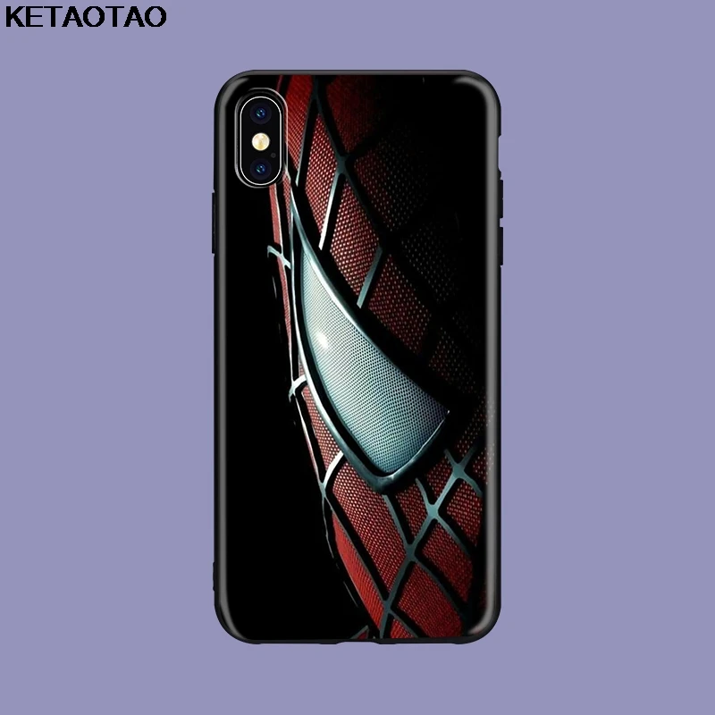 KETAOTAO супергерой Marvel Человек-паук вдали от дома логотип для samsung galaxy S7 S8 S9 S10 edge Note чехол Мягкий ТПУ резиновый силиконовый - Цвет: Бежевый