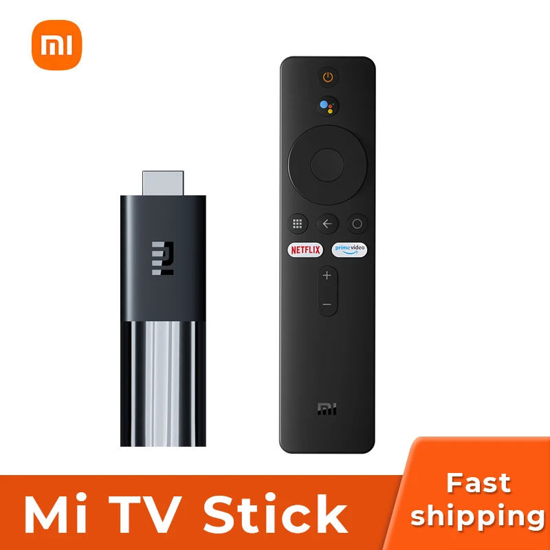 ТВ-приставка Xiaomi Mi TV Stick Android 9 0 4 ядра 1080P HD Двойное декодирование 1 ГБ ОЗУ 8 Гб ПЗУ