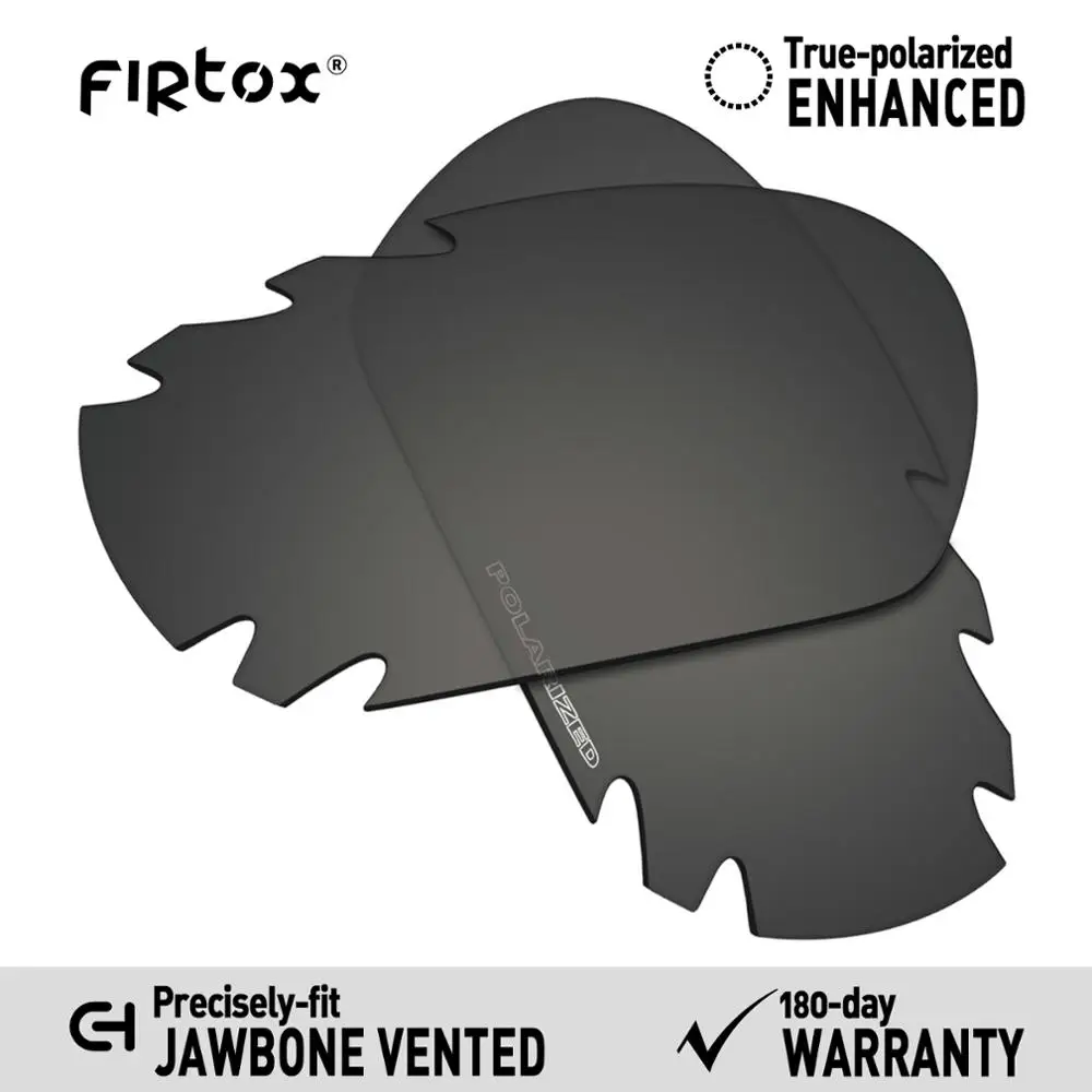 Black-Anti Salt Firtox анти-Морская вода поляризованные Сменные рассеиватели для-Oakley Jawbone вентилируемый солнцезащитные очки(срок службы линзы только)-несколько Цвета - Цвет линз: Black-Anti Salt