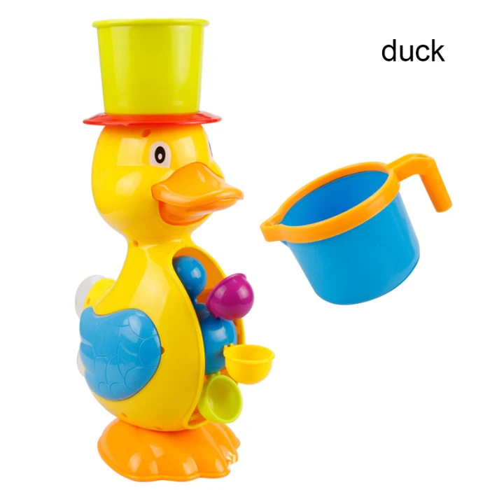 Мультфильм животных водное колесо Ванна Душ игрушка вода игрушка для малыша и ребенка NSV775