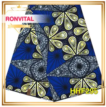 

LADY DRESS DIY AFRICA PRINT FABRIC RONVITAL WAX FABRIC HIGH QUALITY 100% COTTON MATERIAL DIY FABRICS 6YARDS/LOT FREE SHIPPING