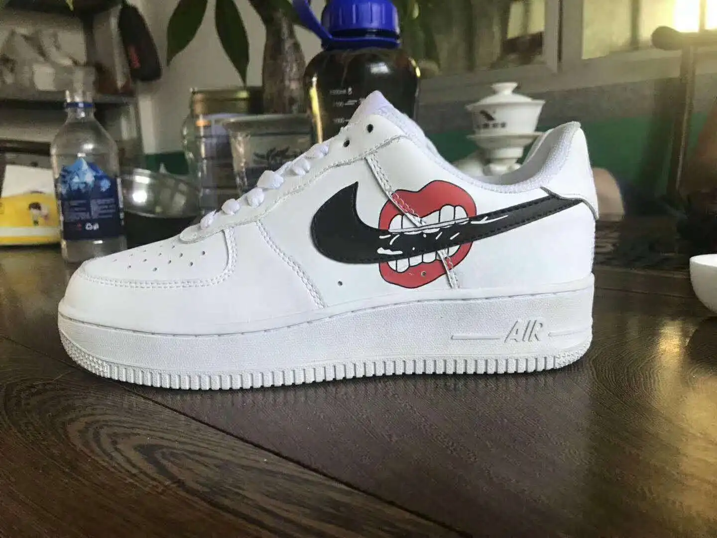 PHOTO COLOR Air Force 1 One Low 07 Lv8 Utility черно-белая женская и мужская Обувь Af1 кроссовки - Цвет: PHOTO COLOR