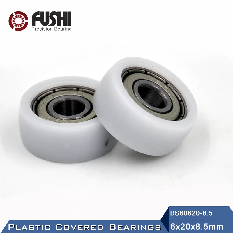 

Custom LINK 606 ZZ Ball Bearing Covered With POM Plastic 6*20*8.5 mm Bearing Set Total 38 PCS