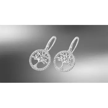 

LOTUS earrings LP1780-4/1 925mm life tree SILVER