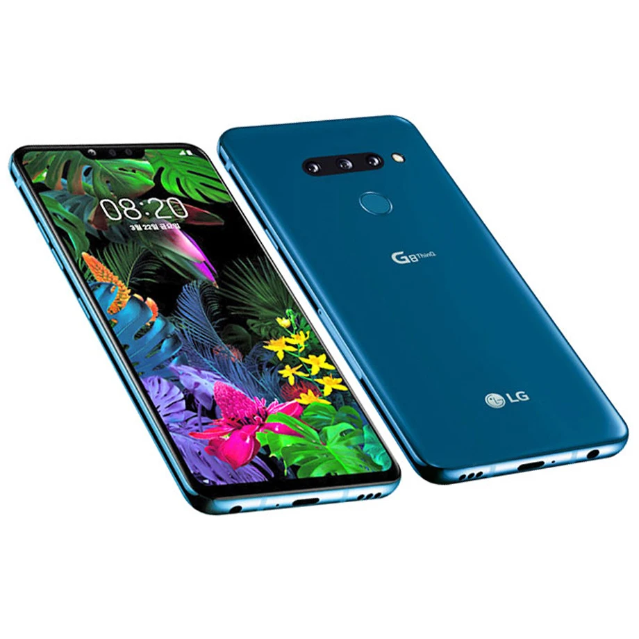 LG G8 ThinQ LM-G820N, разблокированный LTE Android телефон Snapdragon 855, четыре ядра, 6,1 дюймов, 6 ГБ и 128 ГБ, тройная камера, отпечаток пальца, NFC