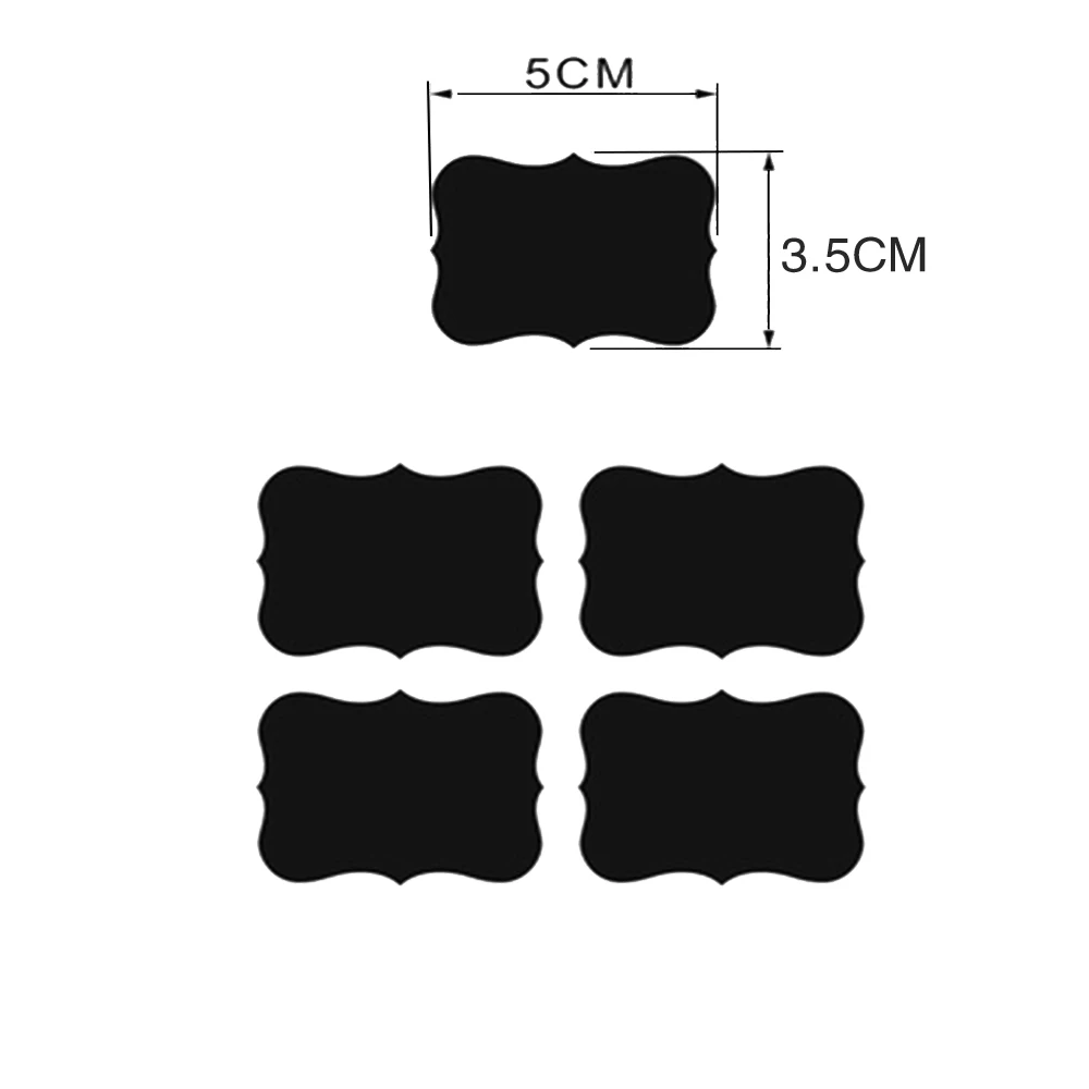 10 шт./компл. 55x35 мм Кухня бутылочные этикетки с ручкой доске Классная доска Стикеры ремесла домашнего Варенье Jar ярлыки на бутылки Органайзер записная