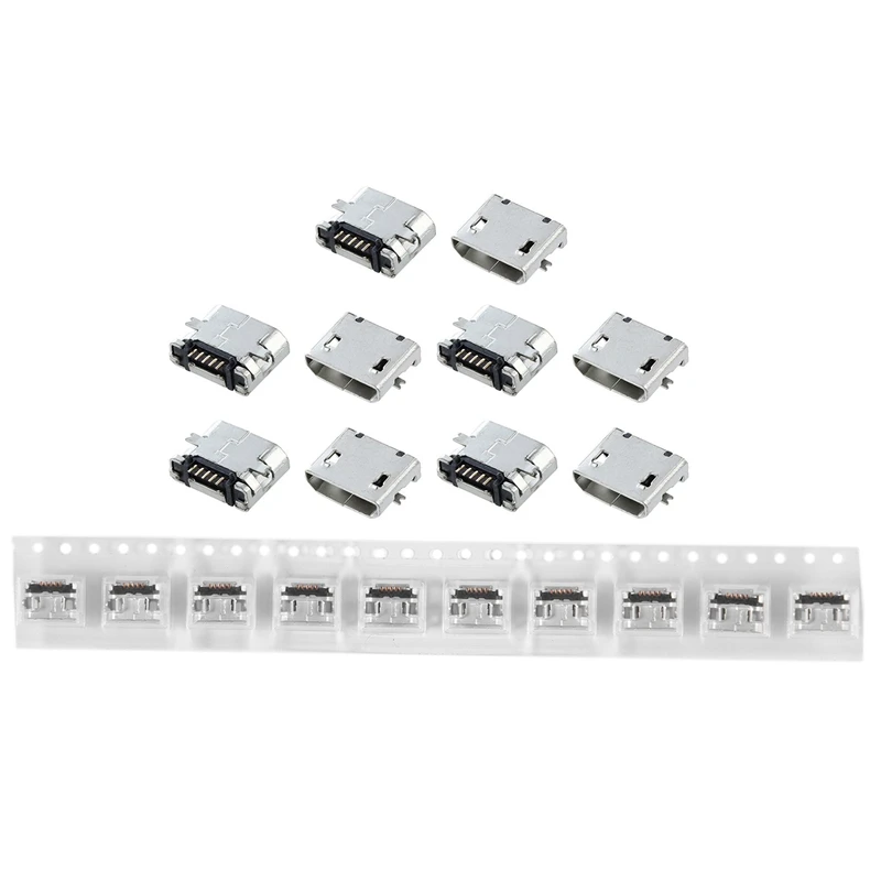 SHGO HOT-20 шт. Type B Micro-USB Female 5 Pin Jack Port Socket Разъем Запасные части 10 A &amp | Обустройство