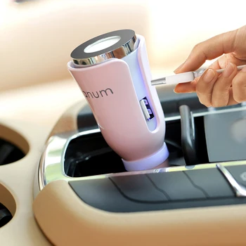 

Mini Car Air Humidifier Aroma essential oil Diffuser Aromatherapy Portable Car Air Humidificador with Dual Power USB Car Charger