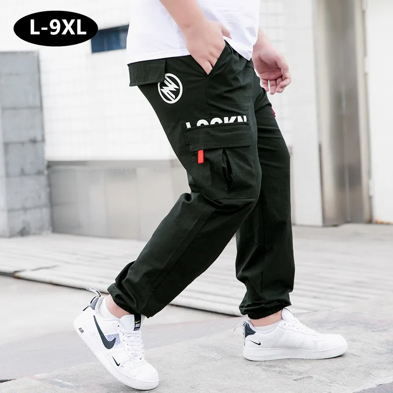 Good Buy Clothing Trousers Cargo-Pants Harem Stretch Joggers Men Loose Black Man Sports Cotton y5KE8LzYE