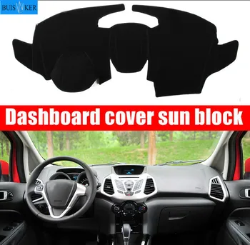 

Car dashboard Avoid light pad Instrument platform desk cover Mats Carpets Auto accessories for Ford Ecosport 2013 2014 2015 2016
