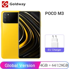 Global Version POCO M3 4GB 64GB 128GB Snapdragon 662 Octa Core 6000mAh 48MP Triple Camera 6.53" FHD+ DotDrop Display Smartphone