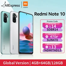 [Мировая премьера В наличии] Глобальная версия Xiaomi Redmi Note 10 Смартфон Snapdragon 678 AMOLED Дисплей 48Мп Четыре Камера 33W