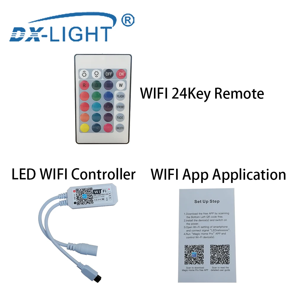 5 м 10 SMD5050 RGB WiFi Светодиодная лента IP65 водонепроницаемая дистанционное управление