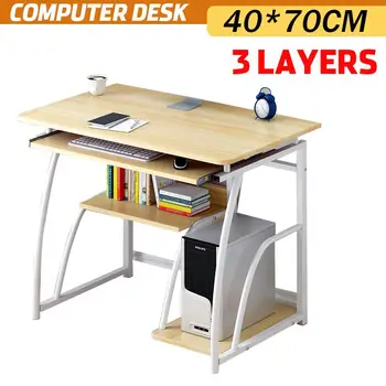 

Modern 3 Layer Laptop Desk Durable Office Computer Desk Study Writing Table Notebook Sofa Desk Stand With Keyboard Bracket