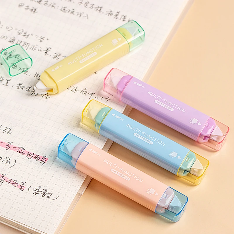 Double Head Dot Correction Tape Solid Colors Creative Two In One