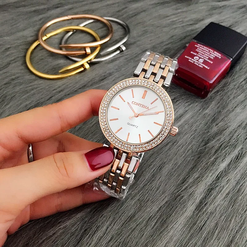

CONTENA Simple Style Women's Wristwatches Luxury Female Clock Relogio Feminino Montre Femme