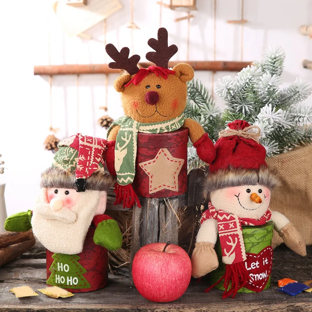 Christmas candy jar candy party home for gifts decoration supplies holiday gift Christmas bolsas de regalo de navidad 30S11 (14)