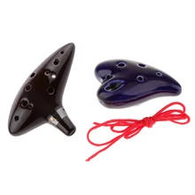 Чистый звук 2 шт. Ocarinas деревянный духовой инструмент для подарка коллекционные вещи