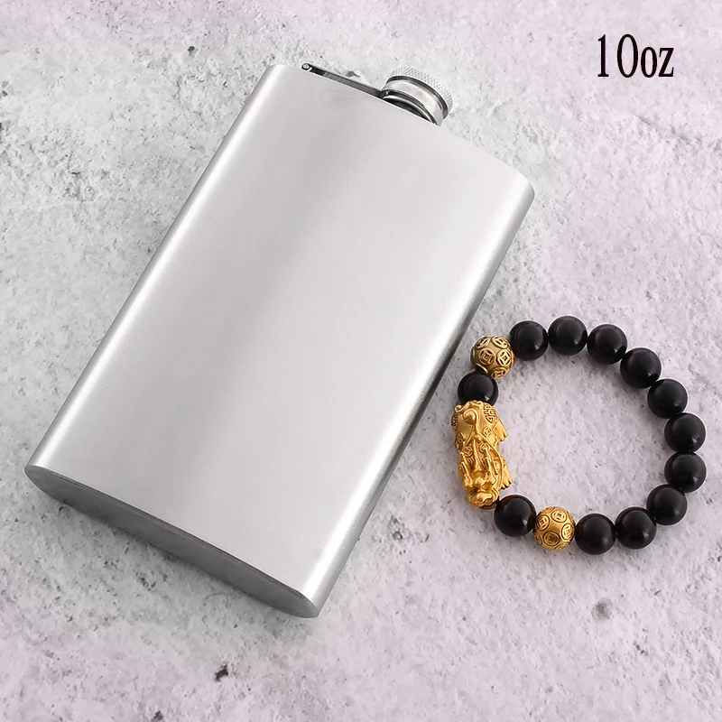 10oz 280ml 6 унций утолщенная 304 нержавеющая сталь винный горшок 4 унций-10 унций заказной логотип бутылки вина колба для алкоголя гидро колба бедра колба - Color: 10oz 280ml
