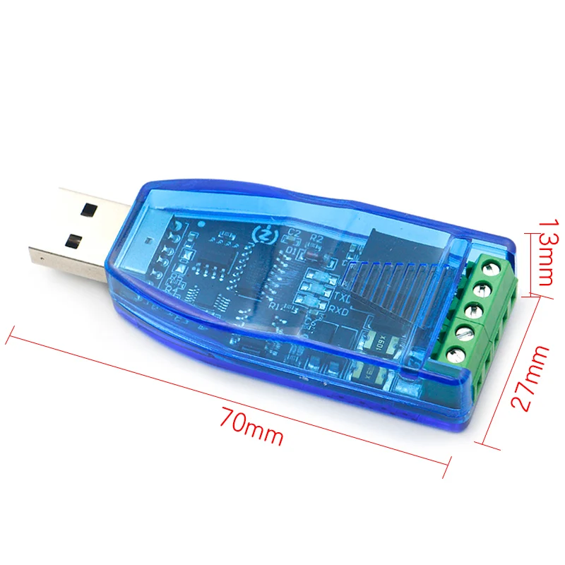 Промышленный преобразователь USB в RS485 с защитой от обновления совместим