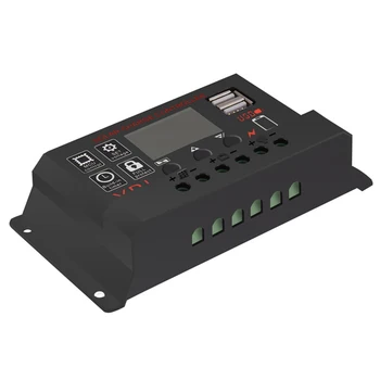 

Solar Controller Photovoltaic Cell Solar Panel 10/20/30/40/50A Solar Charge Controller Board Water Resist Thunder Proof
