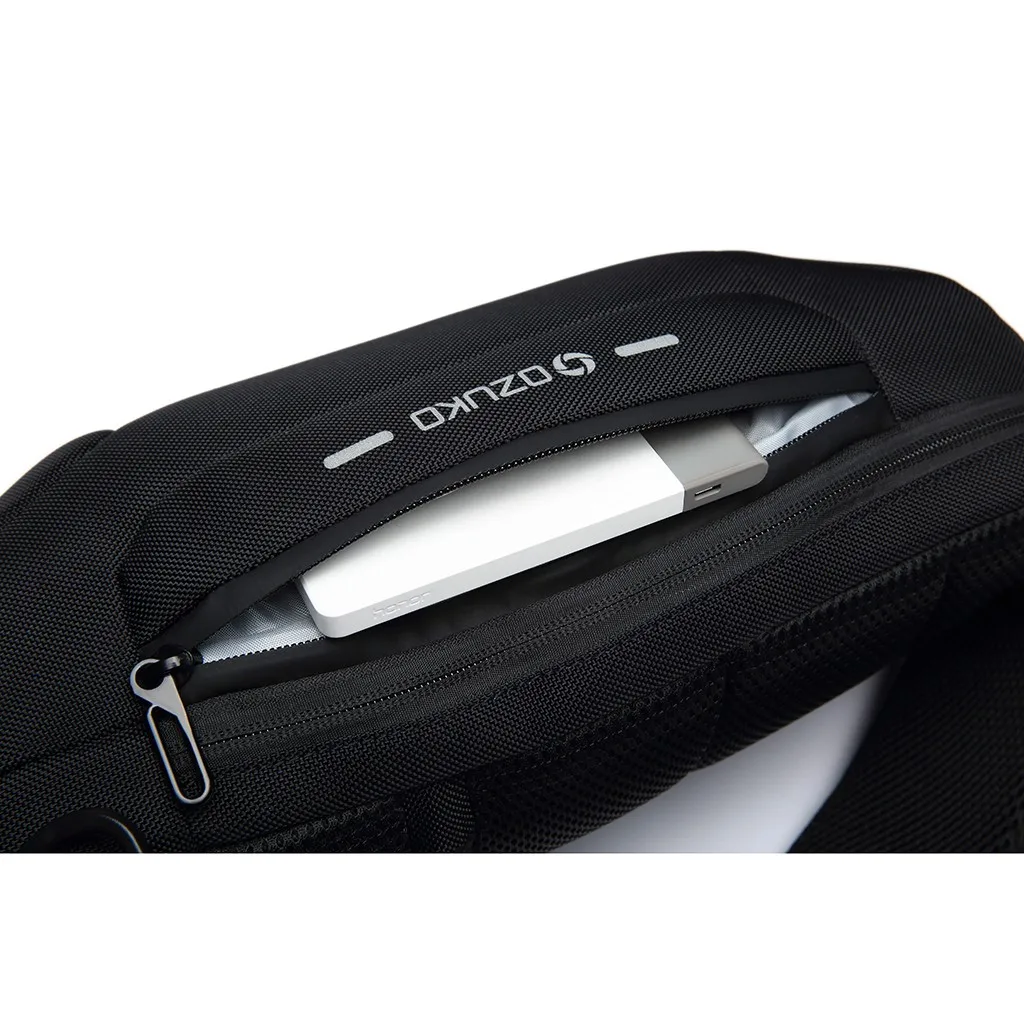 OZUKO Мужская многофункциональная Противоугонная Водонепроницаемая дорожная нагрудная сумка Minimlist стиль Камуфляж Повседневная Уличная сумка для отдыха