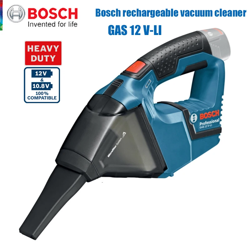 Bosch Handheld Vacuum Cordless Powerful Cyclone Suction Portable Rechargeable Cleaner Quick Charge for Car Home Pet Hair | Инструменты