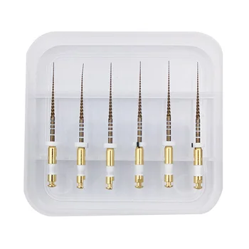 

6pc Dental Pro Files Glider Heat Treatment Golden Glide Pro Path Niti Files Rotary Endo Engine Use File Dental Endocontic Files