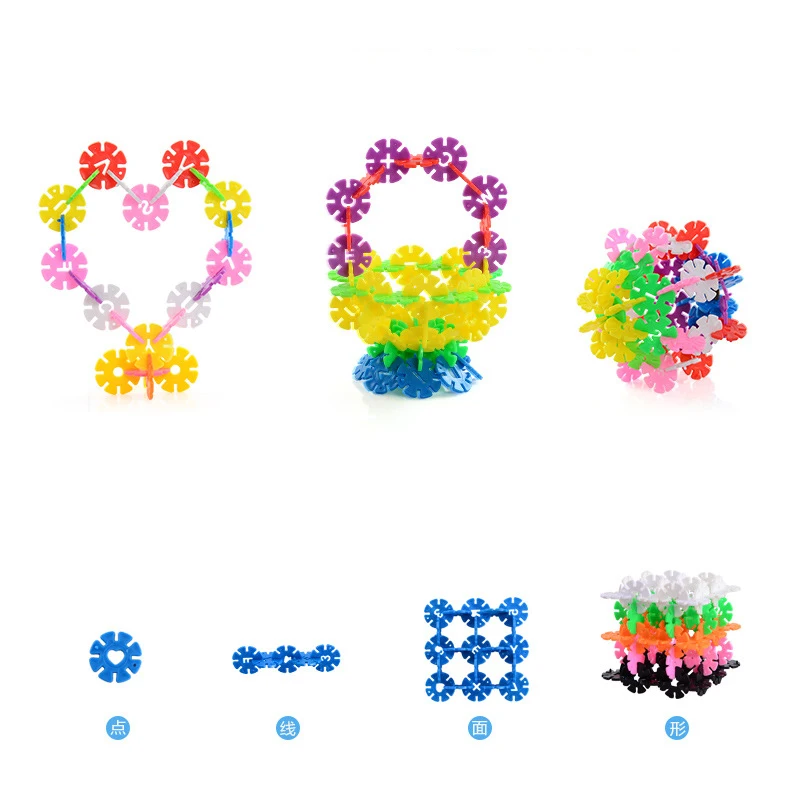 12 color digital letters thick snowflake pieces bulk assembled building blocks puzzle children early education puzzle toys Y010
