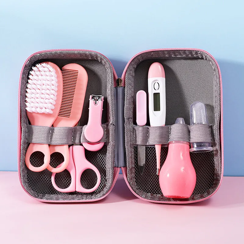 13/8/4pieces of baby care kit, newborn beauty and nail kit, baby medical care, nail clippers, hair brush tools - Image 2