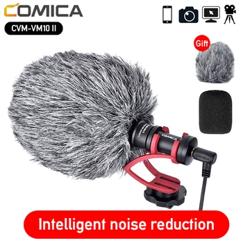 

COMICA CVM-VM10II Video Recording Microphone on DSLR Camera/Phone Directional Interview Mic for CanonNikon Camcorder Smartphones