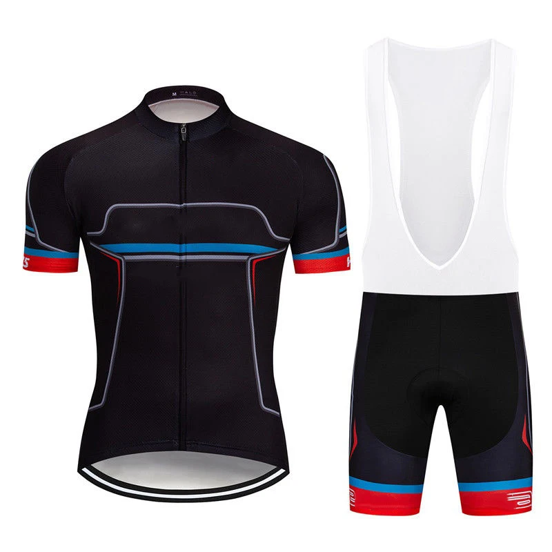 

CyclingEasy 41307 2019 Cycling Jersey Maillot Ciclismo Short Sleeve and Cycling bib Shorts Cycling Kits Strap cycle jerseys