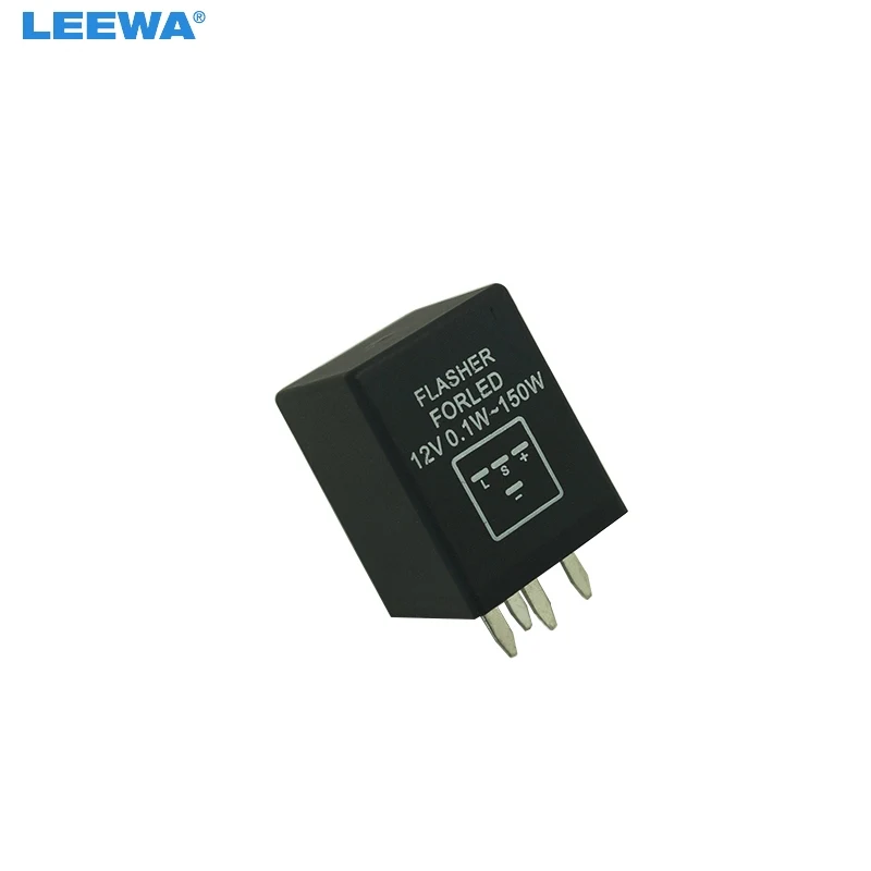 Leewa 4pin Car Motorcycle Electronic Led Flashers Turn Signal Relay