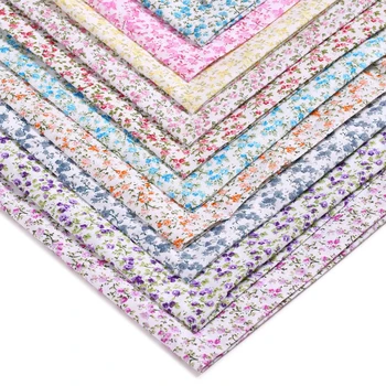 

Lychee Life Floral Printed Fabric 50x150cm Small Flower Fabrics DIY Patchwork Quilt Fabrics Sewing Needlework Material