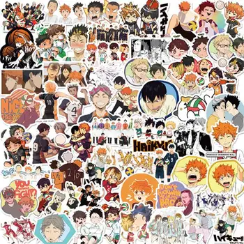

50 pcs/pack Manga Haikyuu!! Stickers Anime Figures Laptop Stationery Pencil Case Suitcase Guitar Waterproof PVC Decor Decals