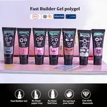 15ml doigt Extension Gel pour ongles gelée dure Poly Gel cristal Gel Polygel vernis a ongle vernis à ongles(China)