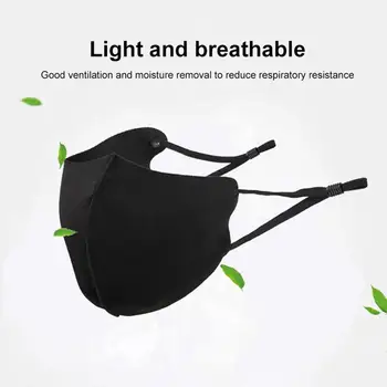 

10PCS Dust Mask Dust-proof Breathable Anti-pollen Washable Riding Mask with Adjustable Length #4O