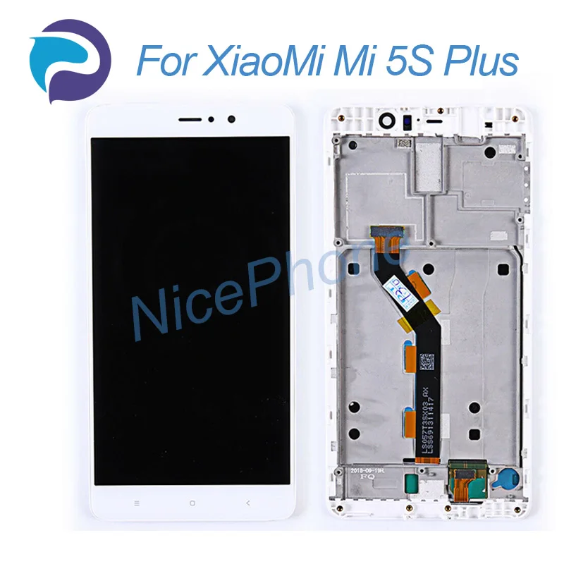 Для Xiaomi mi 5s Plus ЖК-дисплей с сенсорным экраном дигитайзер рамкой для дисплей 5 S + lcd |