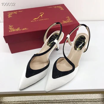 

ZO86 Rene Caovilla- Fashion Luxury Brand High Heels Super High Quality Shoes Men's Shoes Women's Shoes Original Packaging
