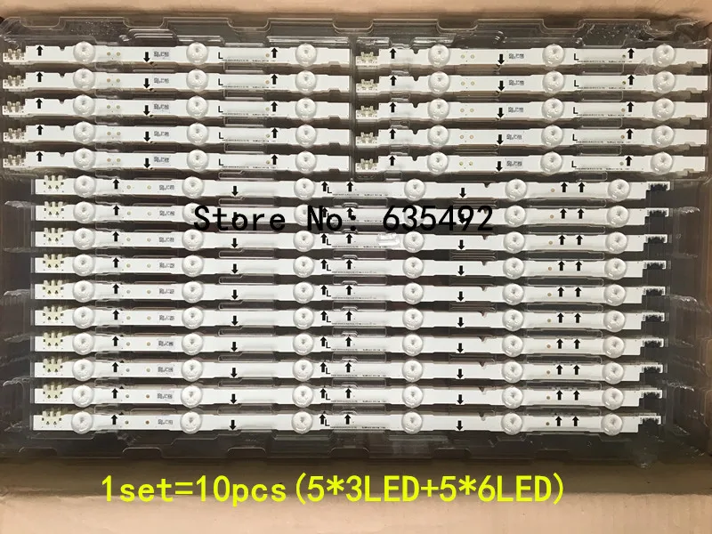 10 шт. светодиодный Подсветка полосы 2014SVS40 D4GE-400DCA-R1 D4GE-400DCB-R1 для SamSung 40 ''ТВ UE40H6500 UE40H5500 UE40H6200 UE40H5100