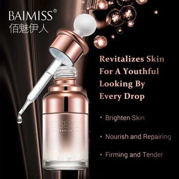 

BAIMISS Six Peptides Rejuvenation Essence Liquid repairing Face Serum Moisturizing Firming Anti Aging Wrinkle Brighten Skin Care