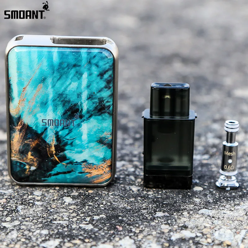 Smoant Charon Baby Vape Kit 750 мАч 15 Вт 2 мл картридж 0.6ом сетка/1.2ом Ni80 катушка испаритель электронная сигарета vs Pasito набор battlestar