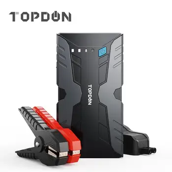 

Jump Starter Car Battery Pack Portable TOPDON VOLCANO1200 Lithium Battery Booster Auto Battery Charger for Car Truck Marine Boat