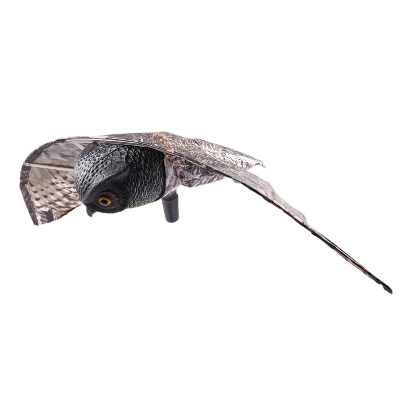 Уличная охотничья приманка птицы Prowler сова с движущимся крылом сад пухло Хищник манок вредителей садовое украшение