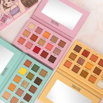 

Childhood Theme 15 Colors Eyeshadow Palette Pearlescent Polarized Matte Long Lasting Eye Shadow MH88