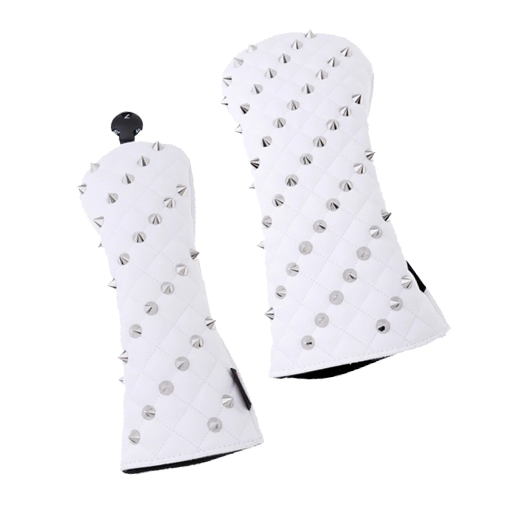 2-Pack головные уборы для гольфа 1,3/5 драйвер и проход древесина головные уборы с эластичной застежкой, подходит для большинства деревянная клюшка