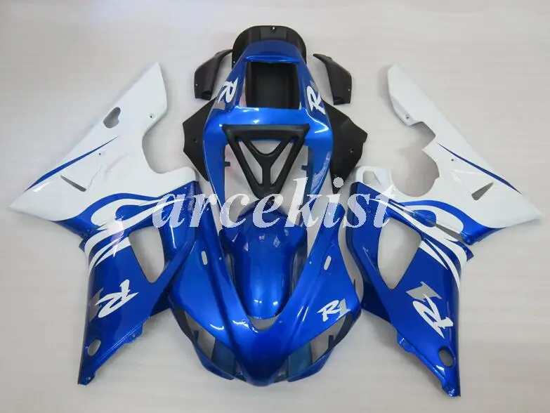 4 подарки ABS полный обтекатель комплект подходит для YAMAHA YZF-R1 R1 1998 1999 98 99 Кузов Набор Синий Яркий