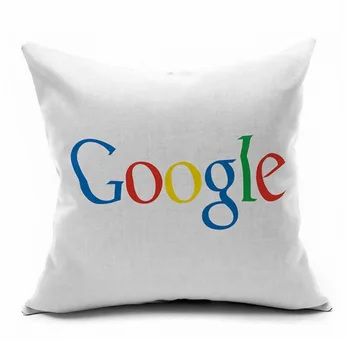 

World Google Internet Technology Symbol Logo Internet Cute Pillow Massager Decorative Pillows Cover Euro Home Decor Gift